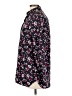 Lands' End Floral Black Long Sleeve Blouse Size 10 - photo 5