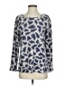Dantelle Animal Print Blue Pullover Sweater Size S - photo 1