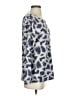 Dantelle Animal Print Blue Pullover Sweater Size S - photo 4