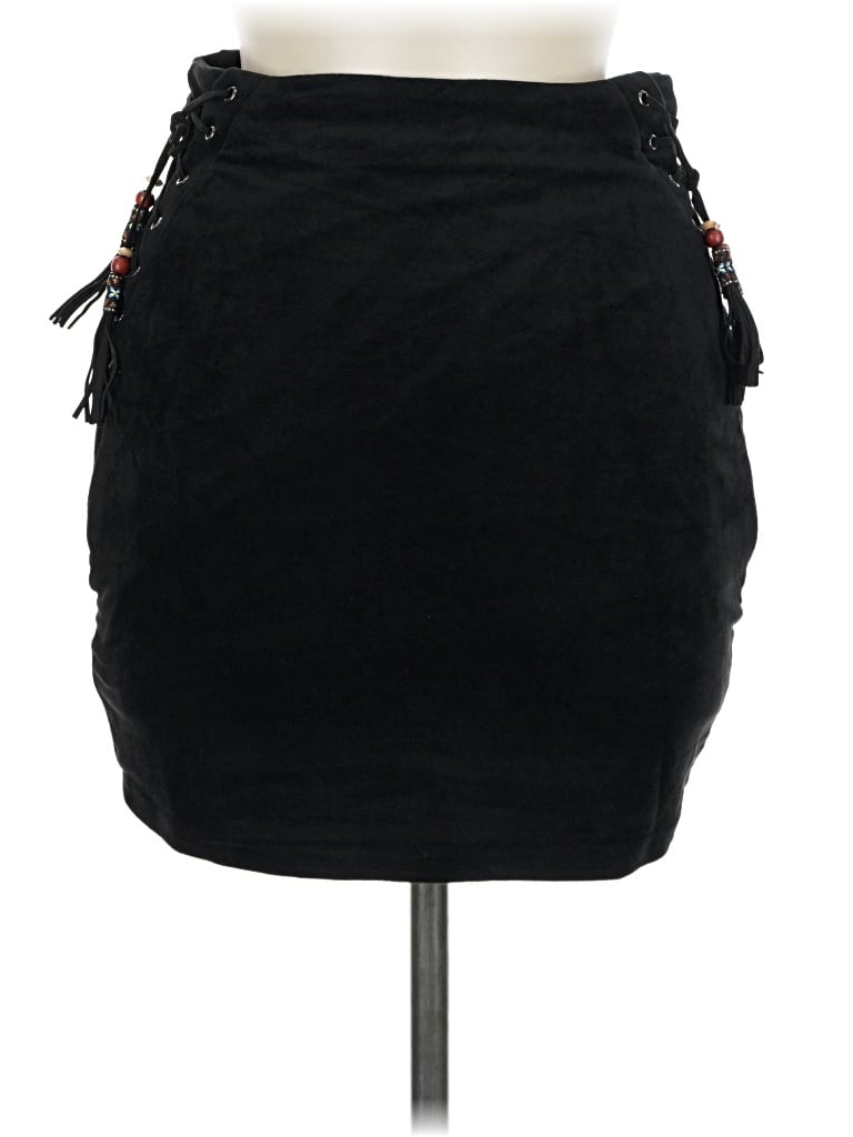 Pre-owned Assorted Brands Casual Skirt In Black