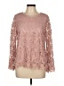 Adiva 100% Polyester Pink Long Sleeve Blouse Size L - photo 1