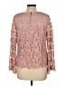 Adiva 100% Polyester Pink Long Sleeve Blouse Size L - photo 2
