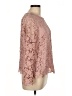 Adiva 100% Polyester Pink Long Sleeve Blouse Size L - photo 4