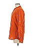 Zara Orange Long Sleeve Button-Down Shirt Size M - photo 5