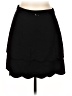 CeCe 100% Polyester Solid Black Casual Skirt Size 10 - photo 1