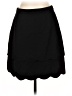 CeCe 100% Polyester Solid Black Casual Skirt Size 10 - photo 2