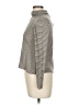 Tanner Stripes Gray Brown Long Sleeve Top Size 8 - photo 5