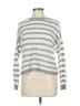 SO 100% Acrylic Stripes Silver Pullover Sweater Size M - photo 1