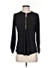 Anne Klein Black Long Sleeve Blouse Size S - photo 1