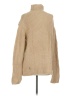 Carmar Solid Tan Turtleneck Sweater Size S - photo 2