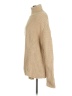 Carmar Solid Tan Turtleneck Sweater Size S - photo 5