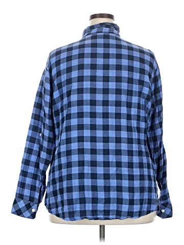 Riders by Lee 3/4 Sleeve Button-Down Shirt (view 2)