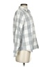 L.L.Bean 100% Cotton Checkered-gingham Gray Long Sleeve Button-Down Shirt Size XS - photo 4