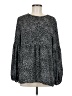 Ann Taylor LOFT 100% Polyester Polka Dots Black Long Sleeve Blouse Size M - photo 1