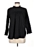 Tribe Alive Black Long Sleeve Blouse Size M - photo 1