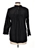 Tribe Alive Black Long Sleeve Blouse Size M - photo 2
