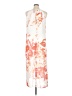New Directions 100% Polyester Print White Casual Dress Size XL (petite) - photo 2