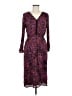 DR2 100% Rayon Paisley Purple Casual Dress Size M - photo 1