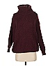 Lulus Burgundy Turtleneck Sweater Size S - photo 1