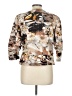 Coldwater Creek Print Gold Jacket Size 12 - photo 2