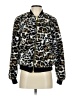 MICHAEL Michael Kors 100% Polyester Animal Print Gold Black Jacket Size S - photo 1