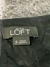 Ann Taylor LOFT Graphic Black Gray Romper Size 6 - photo 4
