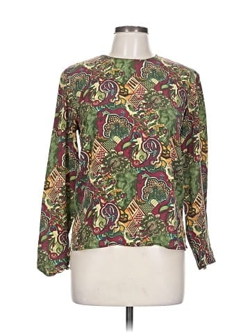 Casual Corner Long Sleeve Silk Top (view 1)