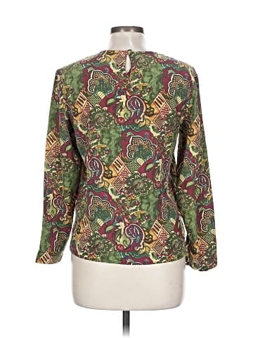 Casual Corner Long Sleeve Silk Top (view 2)