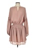 Amaryllis 100% Polyester Solid Tan Casual Dress Size S - photo 1