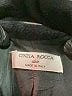 Cinzia Rocca 100% Cupro Black Coat Size 10 - photo 6