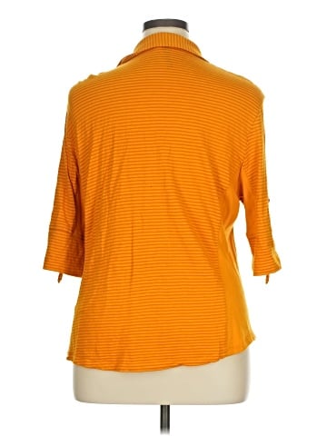 Cathy 3/4 Sleeve Button-Down Shirt (view 2)
