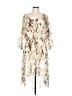 Boston Proper Animal Print Ivory Casual Dress Size L - photo 1