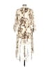 Boston Proper Animal Print Ivory Casual Dress Size L - photo 2