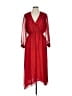 TOWOWGE 100% Polyester Red Casual Dress Size L - photo 1