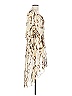 Boston Proper Animal Print Ivory Casual Dress Size L - photo 4