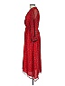 TOWOWGE 100% Polyester Red Casual Dress Size L - photo 5