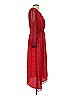 TOWOWGE 100% Polyester Red Casual Dress Size L - photo 4