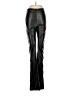 Boohoo 100% Polyester Black Faux Leather Pants Size 6 - photo 1