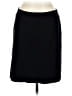 Halogen Solid Black Casual Skirt Size 12 (petite) - photo 1
