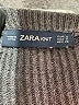 Zara Solid Gray Pullover Sweater Size S - photo 7