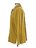 Studio Works Yellow 3/4 Sleeve Button-Down Shirt Size L - photo 5