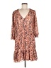 Lulus 100% Polyester Animal Print Tan Casual Dress Size L - photo 1
