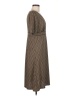 Ann Taylor LOFT 100% Polyester Tweed Brown Tan Casual Dress Size 6 - photo 4