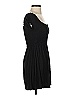 ASOS Solid Black Casual Dress Size 4 - photo 4