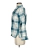 Nordstrom Plaid Blue Long Sleeve Blouse Size XS - photo 5