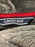 Lands' End 100% Polyester Gray Zip Up Hoodie Size 14 - photo 3