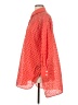 Natori Polka Dots Red 3/4 Sleeve Blouse Size S - photo 5