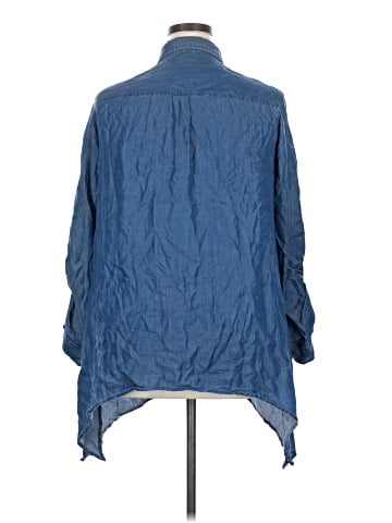 Zac & Rachel 3/4 Sleeve Button-Down Shirt (view 2)