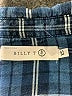 Billy T 100% Lyocell Plaid Blue Long Sleeve Button-Down Shirt Size XS - photo 7