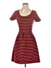 Madewell Stripes Red Casual Dress Size 0 - photo 1